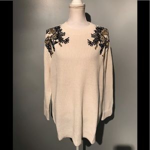 Lane Bryant sweater with sequin accent